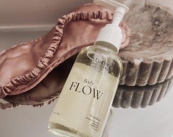 Organic Body and Massage Oil Scented With 100% Essential Oils | Gift Of Self-care | At Home Spa Moments | Lightweight Dry Oil