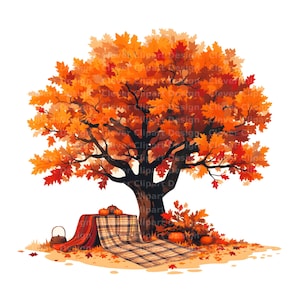 10 imágenes prediseñadas de árboles de otoño, imágenes prediseñadas de árboles de otoño, imágenes prediseñadas de árboles de otoño, paquete de imágenes prediseñadas de árboles de otoño, árboles y hojas de otoño, árboles de otoño imprimibles, arte de árboles de otoño