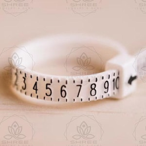 Adjustable Ring Sizer, US Sizes, Jewelry Measuring Tool