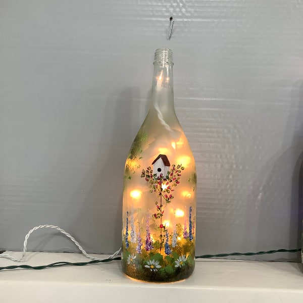 Wine Bottle Night Lights Etsy