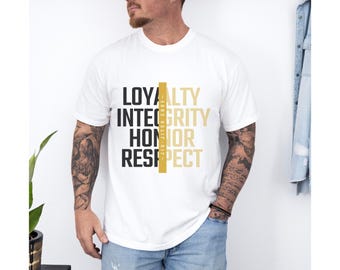 Camiseta unisex de Jiu-Jitsu con gráfico de Lealtad, Integridad y Honor - Colores cómodos, camiseta de artes marciales, camiseta de grappling, camiseta unisex, ropa de BJJ