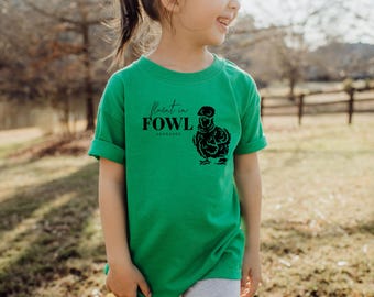Kinder T-Shirt, Huhn Geburtstagsgeschenk, lustiges Kinder Shirt, Haustier Huhn, Kinderkleidung, Huhn Liebhaber Shirt