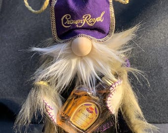 Purple Crown Royal Gnome