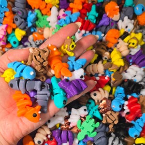 3D Druck Bewegliche Mini-Tiere – Stressabbau-Gadget (Minis, Bewegliche Tiere)