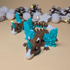 Artikulierter Fantasy-Drache – Flexibles 3D-gedrucktes Spielzeug, Schreibtischdekoration, Sammlerstück für Fantasy-Fans & Kinder