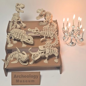 3D-gedrucktes, artikuliertes Dinosaurier-Fossil-Museum | Dinosaurier-Fossilienausstellung