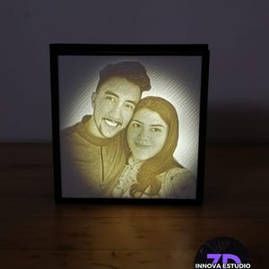 Custom Portrait Light / Photo Gift / Photo Frame / Personalized Gift / Custom Photo Lamp / LED Night Light