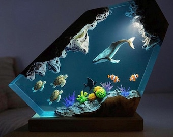 バリ島土産：Vision Quest ホログラフィック彫刻照明 バリ島土産：Vision Quest ホログラフィック彫刻照明