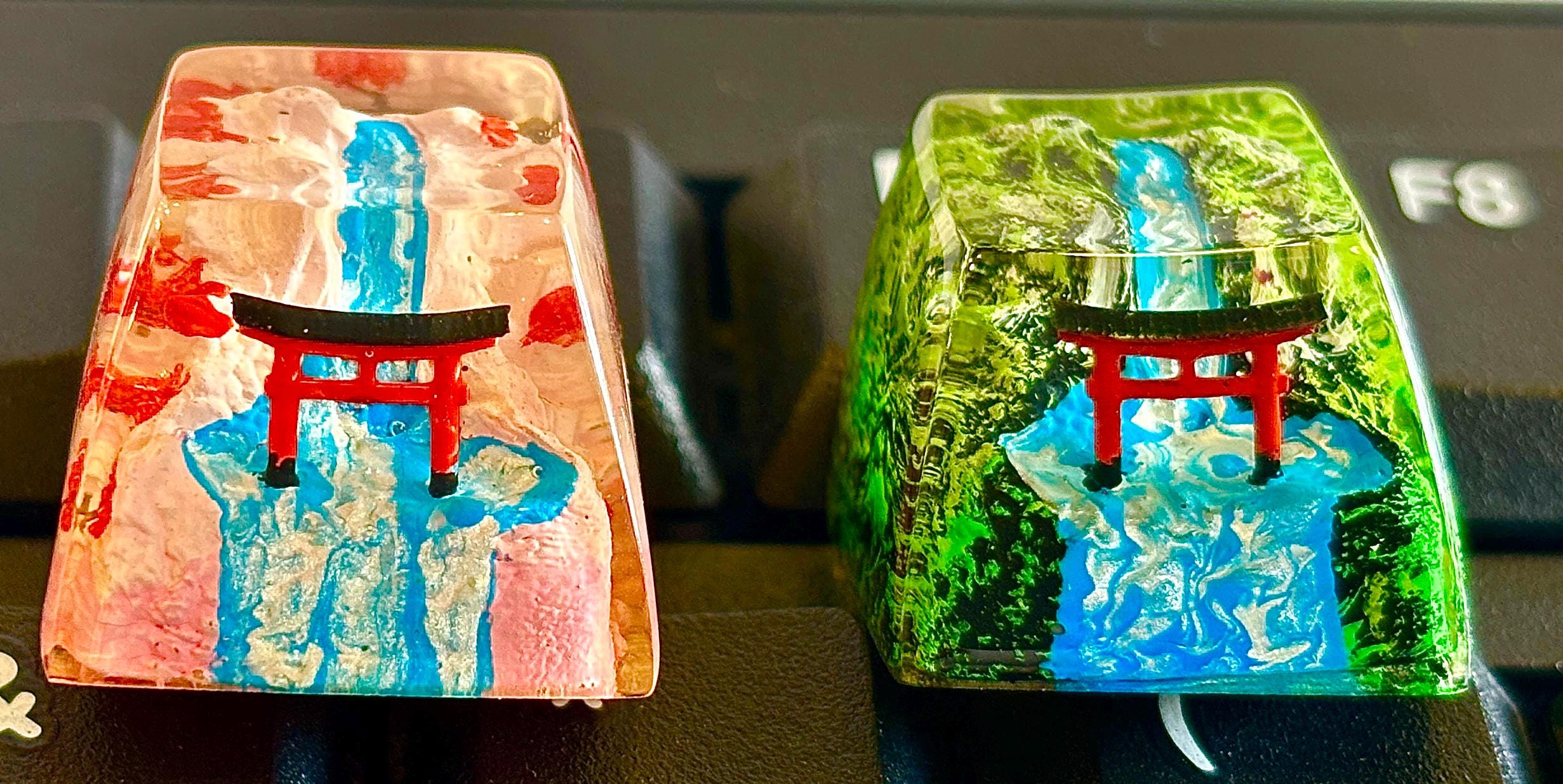 Torii Gate Keycap, Sun Goddess Shrine Keycap, Anime Keycaps, Cute ...