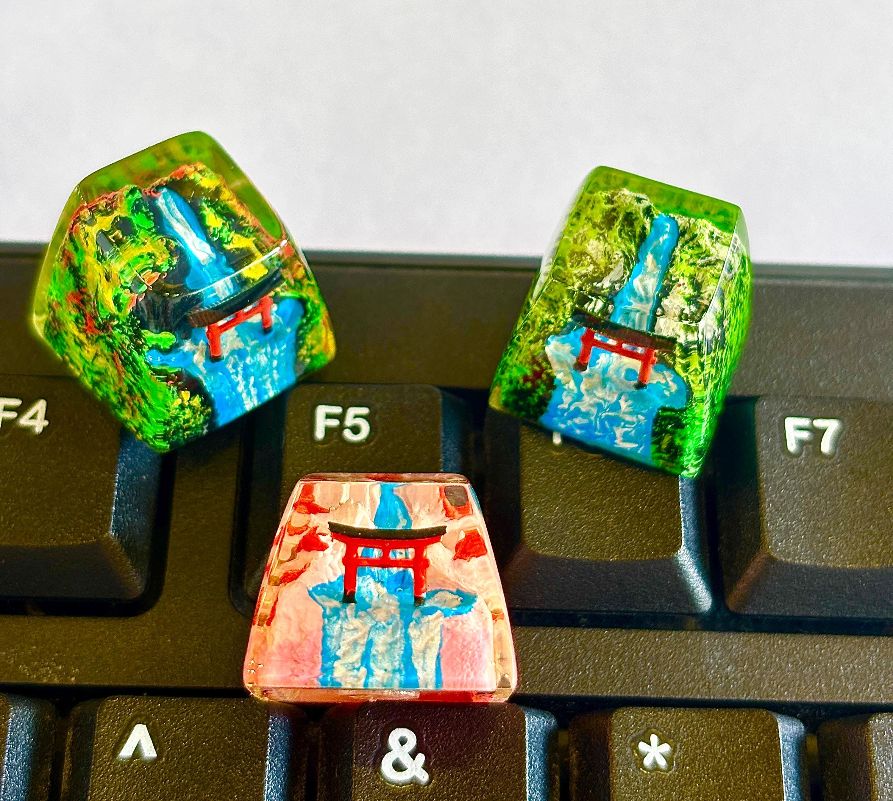 Torii Gate Keycap, Sun Goddess Shrine Keycap, Anime Keycaps, Cute ...