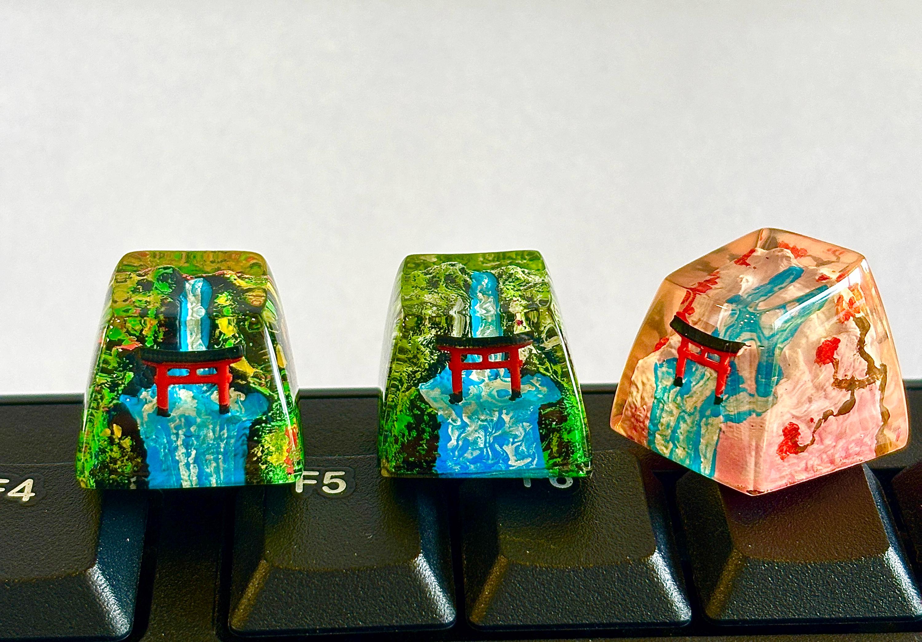 Torii Gate Keycap, Sun Goddess Shrine Keycap, Anime Keycaps, Cute ...
