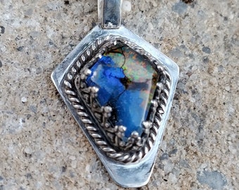 Monarch Opal pendant // One of a kind // Sterling Opal pendant