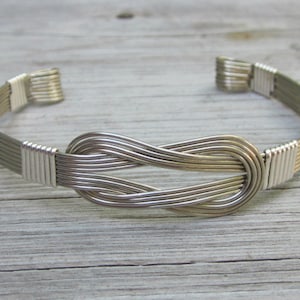 TUTORIAL His and Hers Love Knot Cuff Bracelet // Unisex bracelet tutorial download