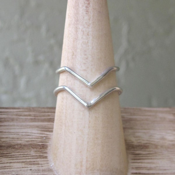 Chevron Ring - Etsy