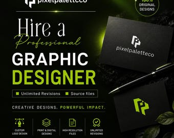 Graphic Design Services | Custom Logo designer, Flyer & Branding Package