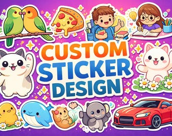 Custom Stickers Design: Personalized Vinyl PNG for Wedding Car and Bumper Decals