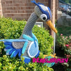 Baron the Blue Heron Pattern