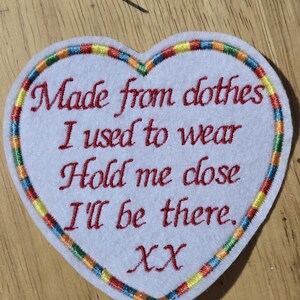 memory bear / cushion patch bild 3