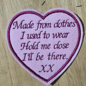 memory bear / cushion patch
