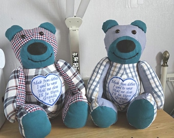 Tedward Bears memory bears