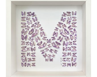 Personalized 3D Butterfly Letter Art: Watercolor Baby Name Sign