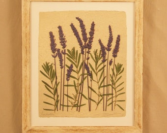 Artist Signed Fine Art Print, Lavender