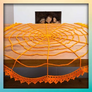 Crochet Spider Web Throw Pattern Download PDF 23725KP23