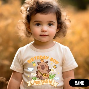 Capybara birthday T Shirt Capybara Party Theme Orange Fruit T Shirt Personalized Capybara Family Matching Tees Outfit Gift for Girl TS51