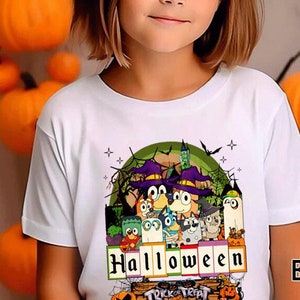 Halloween Dog Family Trick Or Treat Shirt Happy Halloween Shirt Family Matching Shirt Lover Shirt Dog Lover Spooky Season Gift for boy