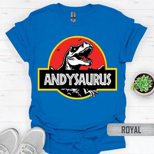 Personalized Dinosaurs Birthday Tee Custom Birthday Shirt Dinosaur Park Birthday Tee Custom Dinosaur Shirt Family matching Tee S025