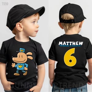 Boy Birthday T Shirt Personalized Kid Boy Party Theme Superhero  Family Matching Tess Outfit Gift for Boy captain TS39