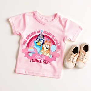 Custom Dog Birthday Number Tee Personalized Dog Shirt Gift for Kids Birthday Party Tee Dog Shirt Boy Girl Birthday Outfit S034