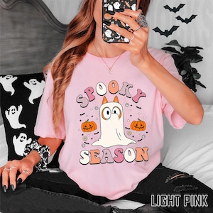 Halloween Dog T shirt Funny Trick Or Treat Blue Dog Spooky Season Costumes Fun Halloween Family Party Scary Outfit kids Gift for Girl