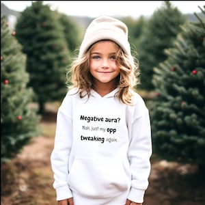 Gen Alpha Quote Funny Hoodie, Negative Aura Nah Sweatshirt, Opp Tweaking Sweatshirt, Funny Youth Hoodie, Trendy Gen Alpha Sweatshirt