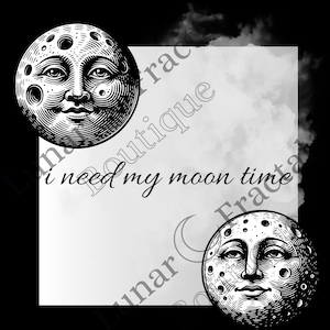 I need my moon time downloadable file in png,jpg,and svg,free spirit celestial moonlight design,mystical boho moonface design,whimsical moon