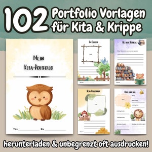 102 portfolio templates for daycare centers and crèches