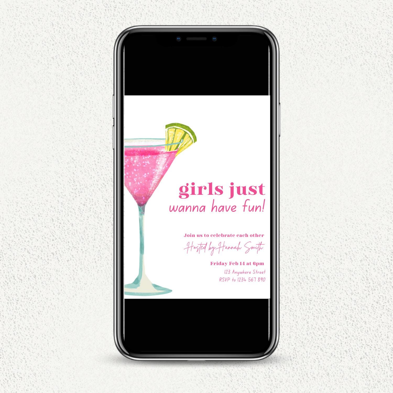 Girls Night Out Invitation - Editable Template - Etsy