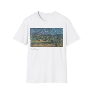 Artistic Landscape Unisex T-Shirt, Comfortable Cotton Tee, Unique Graphic Shirt, Gift for Art Lovers, Casual Wear, Gallery-Inspired Fashion