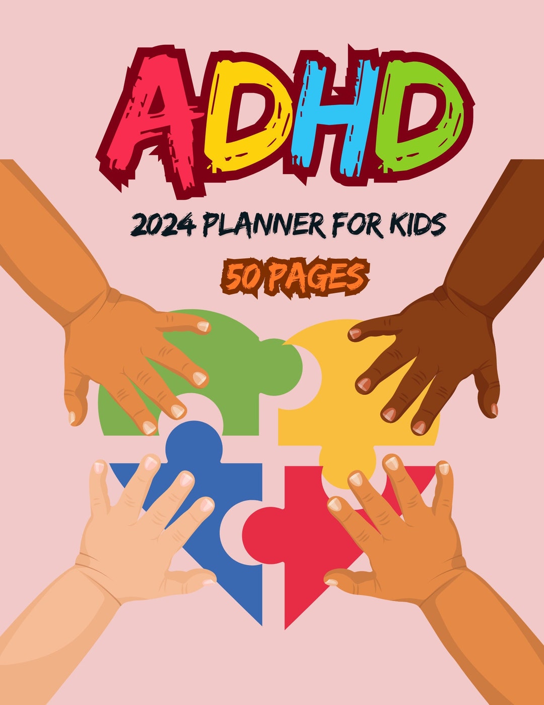 ADHD Worksheets for Kids, Printable Workbook Activities Kids, Printable