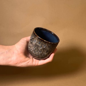 Set (2 cups+): Handmade Ceramic Cup – 7.4 oz (220 ml) | Peacock