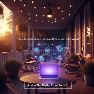 Learn AI Tools for Beginners • AI Community • AI Content & Education • Digital Front Porch™