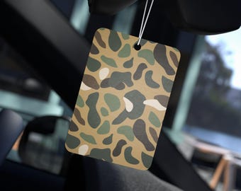 Camo Car Air Freshener - Stylish Odor Eliminator for Men, Car Décor Gift, Hunting, Outdoor Adventure