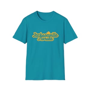 Classic Jacksonville Florida T Shirt Soft Jacksonville T-Shirt Jax Florida Vintage Tee