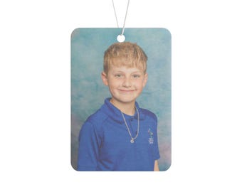 Personlig billuftfräschare, anpassat foto, barnfotoluftfräschare
