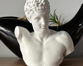 Busto del dios Hermes, mitología griega, hijo de Zeus, Hermes Trimegusto, estatua decorativa de 6 pulgadas