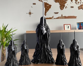 Nazgul Statue 30cm, 3D Printed And Hand Painted, Nazgul Figure 12 inch