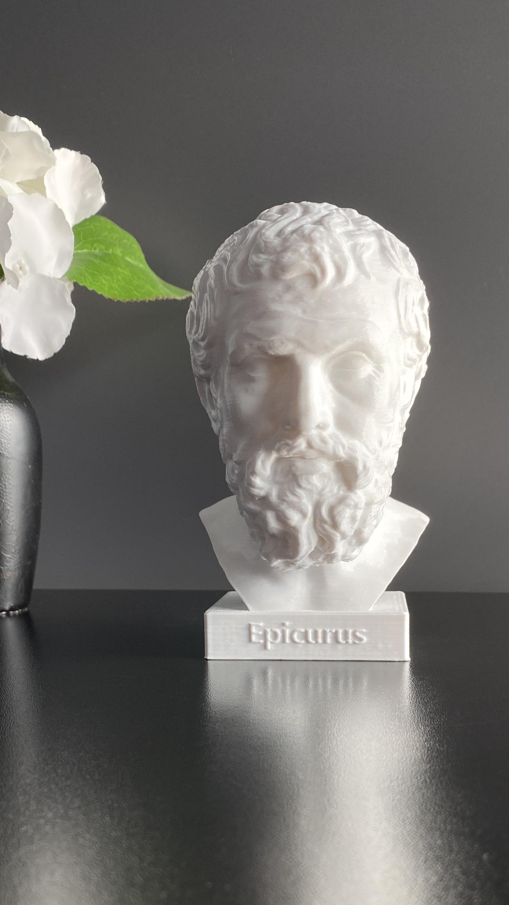 Epicurus Bust: 6-inch Ancient Greek Philosopher Statue - Etsy