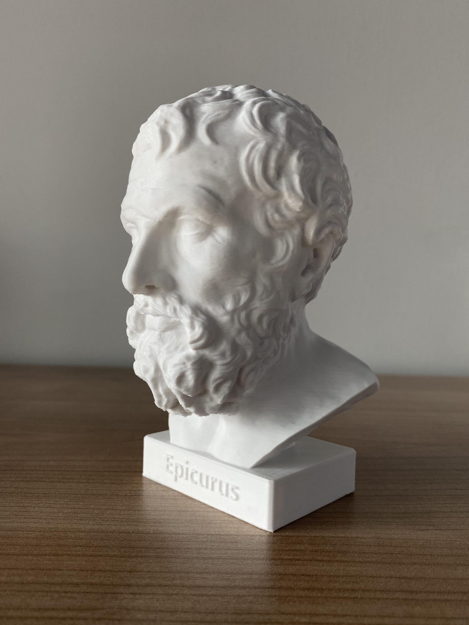 Epicurus Bust: 6-inch Ancient Greek Philosopher Statue - Etsy