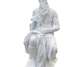 Michelangelo's Moses Statue: PLA Sculpture
