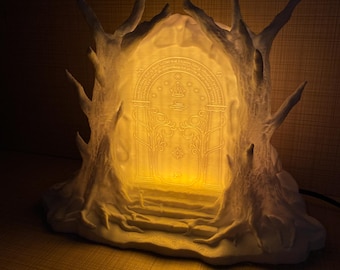 Lord of the Rings Durin's Gate LED Table Lamp: Middle Earth Decor